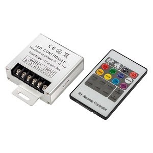 12-24v rgb kumandalı rf kontrol cihazı 36 amper